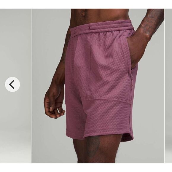Lululemon Relaxed-Fit Training Short 8" Vintage Plum size small - Picture 2 of 10